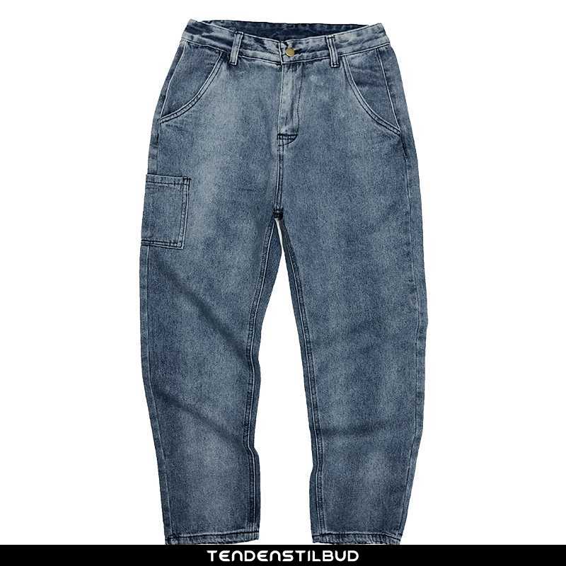 Jeans Herre Cowboybukser Løse Ny