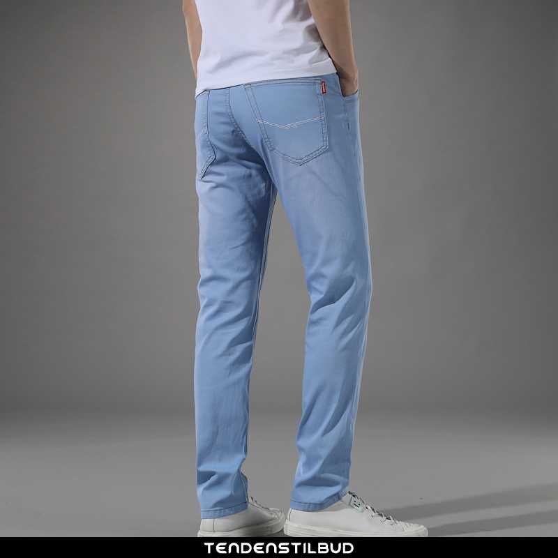 Jeans Herre Cowboybukser Slim Fit Ny