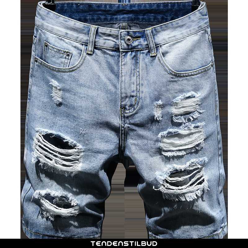 Jeans Herre Shorts Denim Trend Mænd